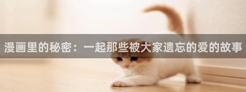 韩漫免费漫画在线观看无删减：漫画里的秘密：一起那些被大家遗忘的爱的故事